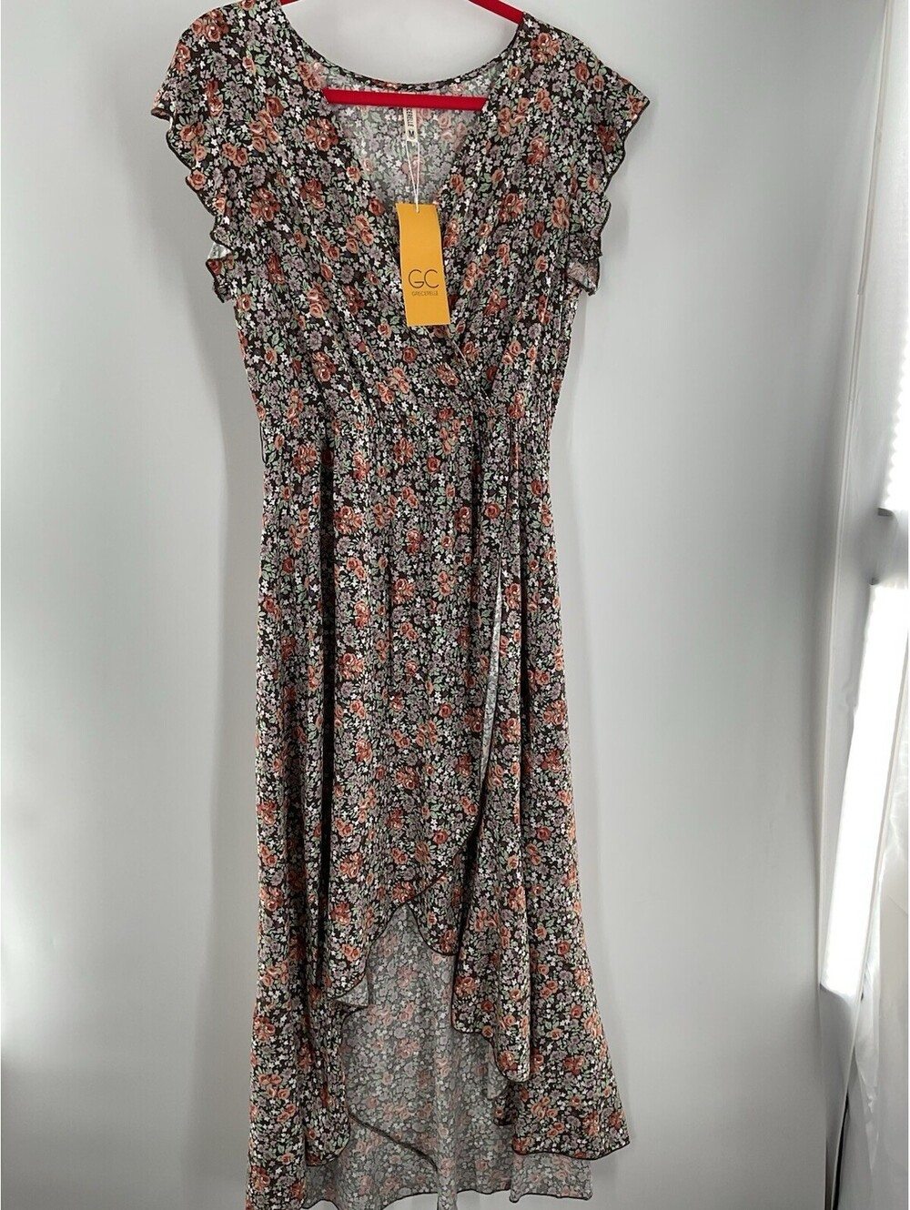 Grecerelle Women’s Medium Floral Dress Hi-low (no Belt) 131